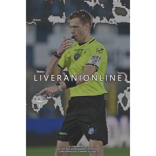 TVRG Como vs Ajax nella foto l\'arbitro Kevin Bonacina di Bergamo Como 27-07-2025 Stadio Giuseppe Sinigaglia Finale torneo Como Cup - amichevole precampionato foto Roberto Garavaglia/Agenzia Aldo Liverani sas