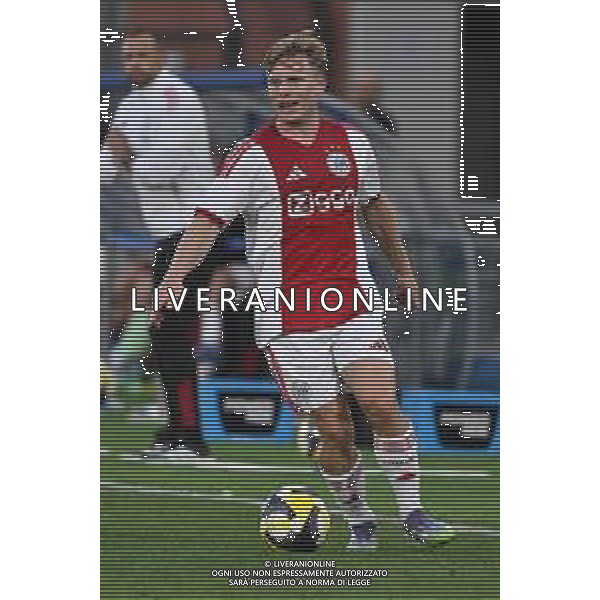 TVRG Como vs Ajax nella foto Oliver Edvardsen (Ajax) Como 27-07-2025 Stadio Giuseppe Sinigaglia Finale torneo Como Cup - amichevole precampionato foto Roberto Garavaglia/Agenzia Aldo Liverani sas