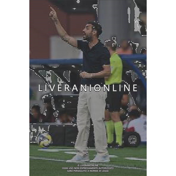 TVRG Como vs Ajax nella foto Cesc Fabregas allenatore Como Como 27-07-2025 Stadio Giuseppe Sinigaglia Finale torneo Como Cup - amichevole precampionato foto Roberto Garavaglia/Agenzia Aldo Liverani sas