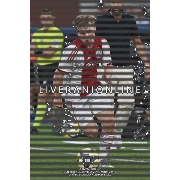 TVRG Como vs Ajax nella foto Oliver Edvardsen (Ajax) Como 27-07-2025 Stadio Giuseppe Sinigaglia Finale torneo Como Cup - amichevole precampionato foto Roberto Garavaglia/Agenzia Aldo Liverani sas