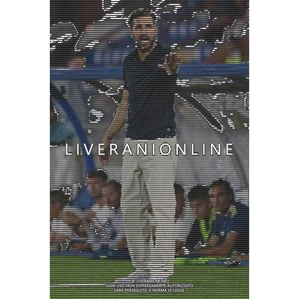 TVRG Como vs Ajax nella foto Cesc Fabregas allenatore Como Como 27-07-2025 Stadio Giuseppe Sinigaglia Finale torneo Como Cup - amichevole precampionato foto Roberto Garavaglia/Agenzia Aldo Liverani sas