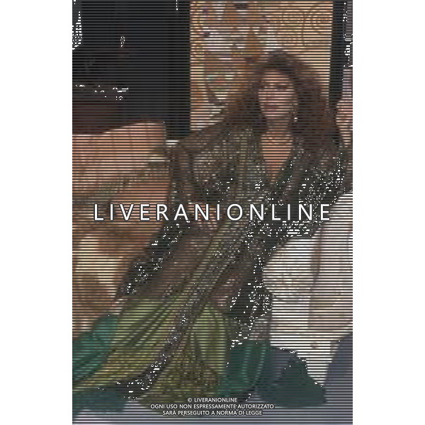 DIAP-RETROSPETTIVA ALIDA CHELLI ATTRICE NELLA FOTO ALIDA CHELLI NELLA TRASMISSIONE TELEVISIVA “METROPOLIS “ NELL\'ANNO 1985 FOTO EDGARDO DELLA SCORCIOSA-AG ALDO LIVERANI SAS