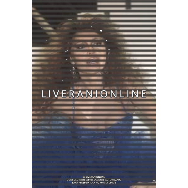 DIAP-RETROSPETTIVA ALIDA CHELLI ATTRICE NELLA FOTO ALIDA CHELLI NELLA TRASMISSIONE TELEVISIVA “METROPOLIS “ NELL\'ANNO 1985 FOTO EDGARDO DELLA SCORCIOSA-AG ALDO LIVERANI SAS