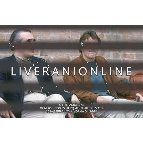 DIAP-RETROSPETTIVA MARTIN SCORZESE REGISTA NELLA FOTO MARTIN SCORZESE CON ROBERT DE NIRO A VENEZIA NELL\'ANNO 1990 AG ALDO LIVERANI SAS