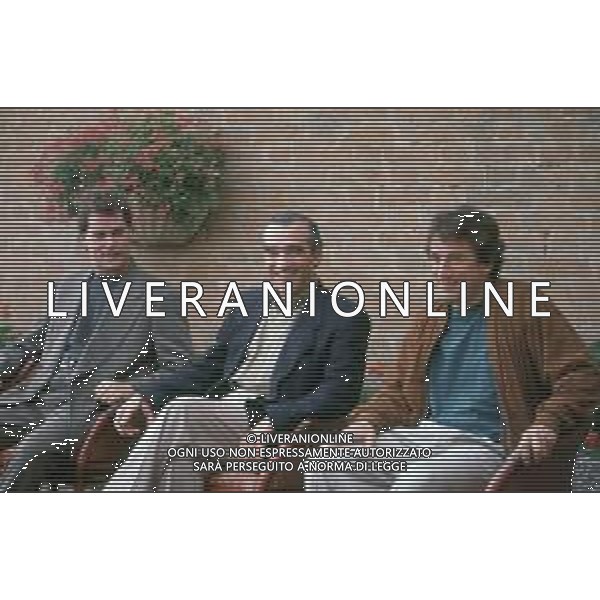 DIAP-RETROSPETTIVA MARTIN SCORZESE REGISTA NELLA FOTO MARTIN SCORZESE CON ROBERT DE NIRO E RAY LIOTTA A VENEZIA NELL\'ANNO 1990 AG ALDO LIVERANI SAS
