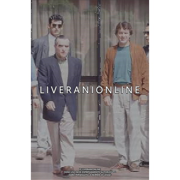 DIAP-RETROSPETTIVA MARTIN SCORZESE REGISTA NELLA FOTO MARTIN SCORZESE CON ROBERT DE NIRO E RAY LIOTTA A VENEZIA NELL\'ANNO 1990 AG ALDO LIVERANI SAS