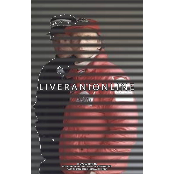 DIAP-RETROSPETTIVA NIKI LAUDA PILOTA F1 NELLA FOTO NIKI LAUDA NELL\'ANNO 1985 AG ALDO LIVERANI SAS