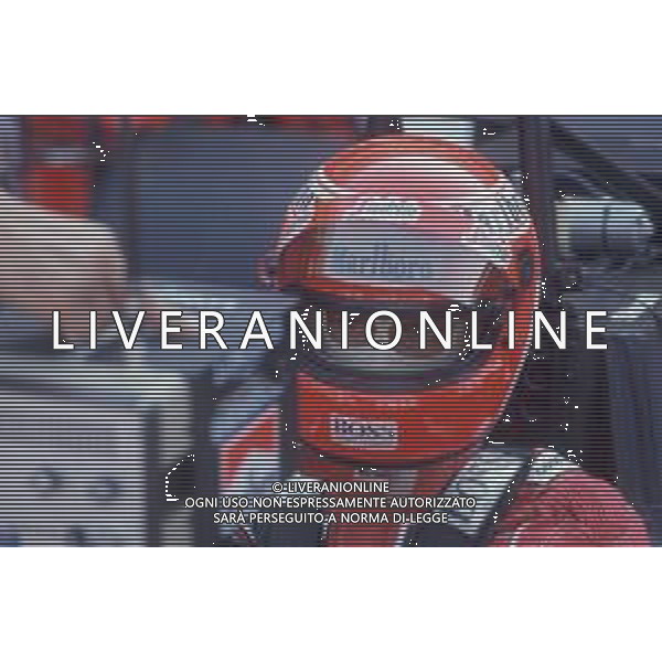 DIAP-RETROSPETTIVA NIKI LAUDA PILOTA F1 NELLA FOTO NIKI LAUDA NELL\'ANNO 1985 AG ALDO LIVERANI SAS