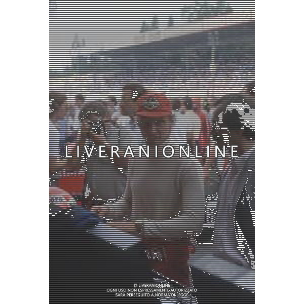 DIAP-RETROSPETTIVA NIKI LAUDA PILOTA F1 NELLA FOTO NIKI LAUDA NELL\'ANNO 1985 AG ALDO LIVERANI SAS