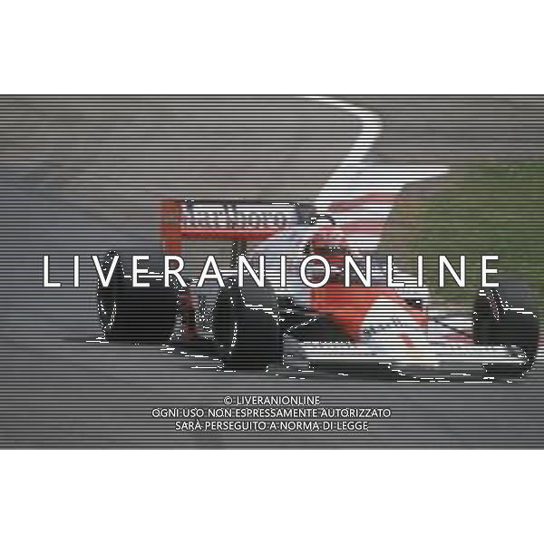 DIAP-RETROSPETTIVA NIKI LAUDA PILOTA F1 NELLA FOTO NIKI LAUDA NELL\'ANNO 1985 AG ALDO LIVERANI SAS