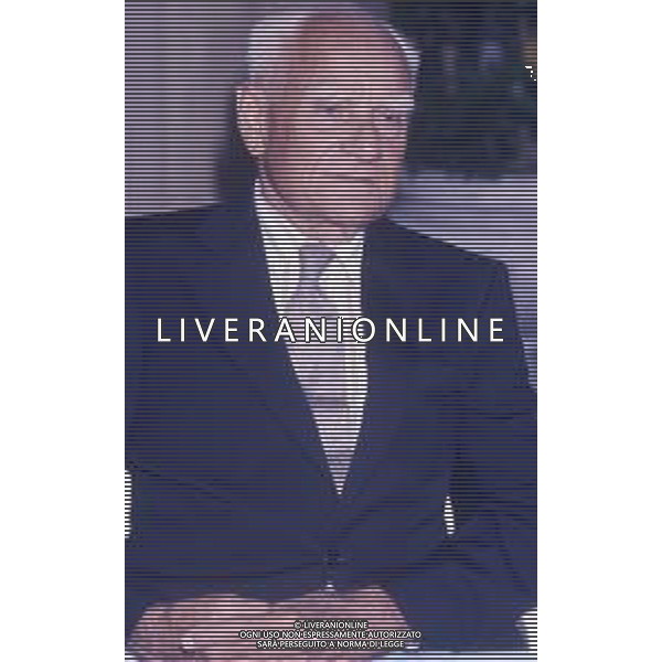 DIAP-RETROSPETTIVA ALBERTO MORAVIA SCRITTORE NELLA FOTO ALBERTO MORAVIA A VENEZIA NELL\'ANNO 1988 AG ALDO LIVERANI SAS