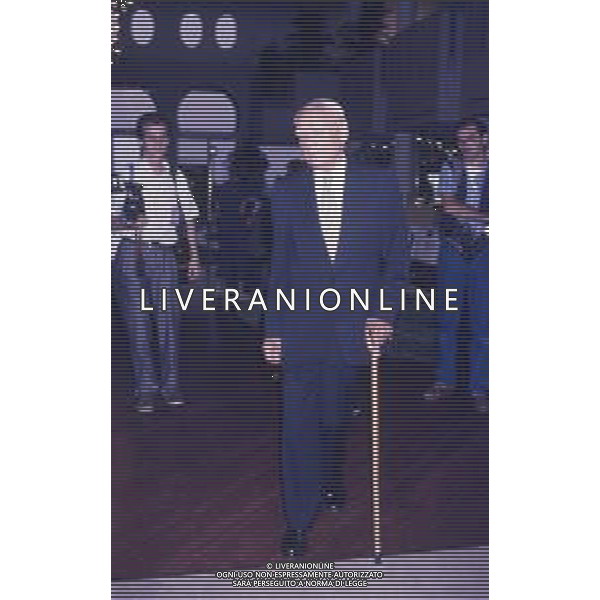 DIAP-RETROSPETTIVA ALBERTO MORAVIA SCRITTORE NELLA FOTO ALBERTO MORAVIA A VENEZIA NELL\'ANNO 1988 AG ALDO LIVERANI SAS