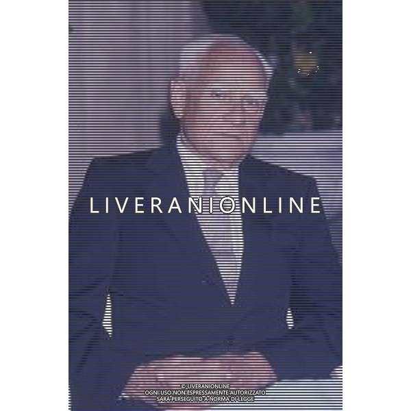 DIAP-RETROSPETTIVA ALBERTO MORAVIA SCRITTORE NELLA FOTO ALBERTO MORAVIA A VENEZIA NELL\'ANNO 1988 AG ALDO LIVERANI SAS
