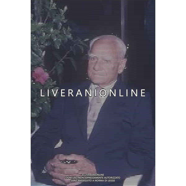 DIAP-RETROSPETTIVA ALBERTO MORAVIA SCRITTORE NELLA FOTO ALBERTO MORAVIA A VENEZIA NELL\'ANNO 1988 AG ALDO LIVERANI SAS