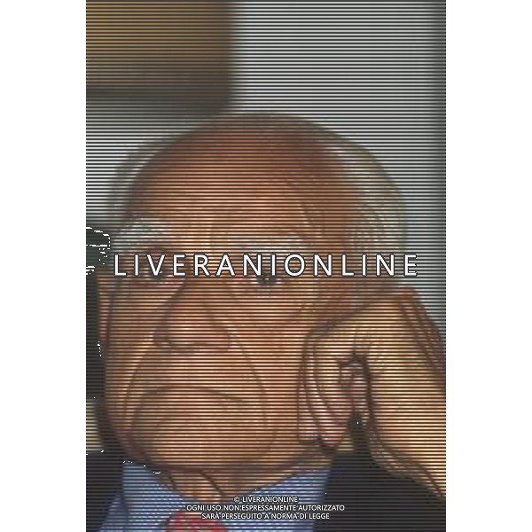 DIAP-RETROSPETTIVA ALBERTO MORAVIA SCRITTORE NELLA FOTO ALBERTO MORAVIA A SPOLETO NELL\'ANNO 1985 AG ALDO LIVERANI SAS 