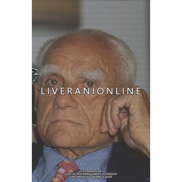 DIAP-RETROSPETTIVA ALBERTO MORAVIA SCRITTORE NELLA FOTO ALBERTO MORAVIA A SPOLETO NELL\'ANNO 1985 AG ALDO LIVERANI SAS 