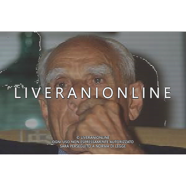 DIAP-RETROSPETTIVA ALBERTO MORAVIA SCRITTORE NELLA FOTO ALBERTO MORAVIA A SPOLETO NELL\'ANNO 1985 AG ALDO LIVERANI SAS 