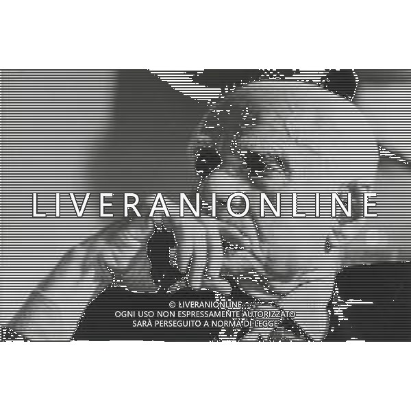 ST-RETROSPETTIVA ALBERTO MORAVIA SCRITTORE NELLA FOTO ALBERTO MORAVIA A SPOLETO NELL\'ANNO 1985 AG ALDO LIVERANI SAS 