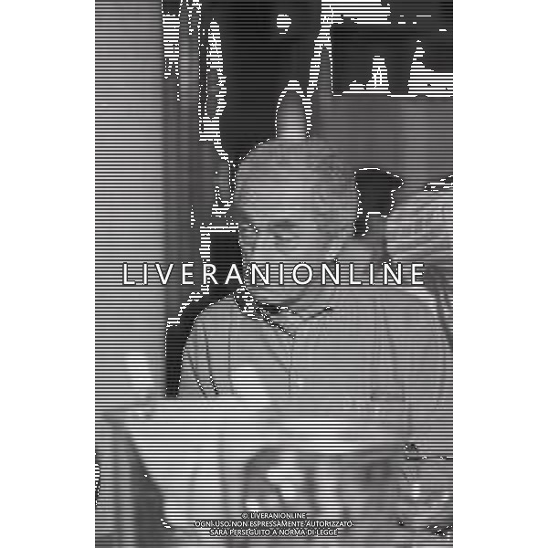 NEG-RETROSPETTIVA MICHELANGELO ANTONIONI REGISTA NELLA FOTO MICHELANGELO ANTONIONI A RIMINI NELL\'ANNO 1985 AG ALDO LIVERANI SAS