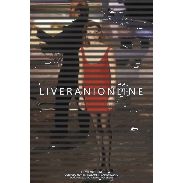 DIAP-RETROSPETTIVA UTE LEMPER CANTANTE NELLA FOTO UTE LEMPER A SANREMO NELL\'ANNO 1991 AG ALDO LIVERANI SAS