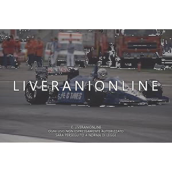DIAP-RETROSPETTIVA RENE\' ARNOUX PILOTA F1 NELLA FOTO RENE\'ARNOUX PILOTA F1 NELL\'ANNO 1986 AG CONTROLUCE-AG ALDO LIVERANI SAS