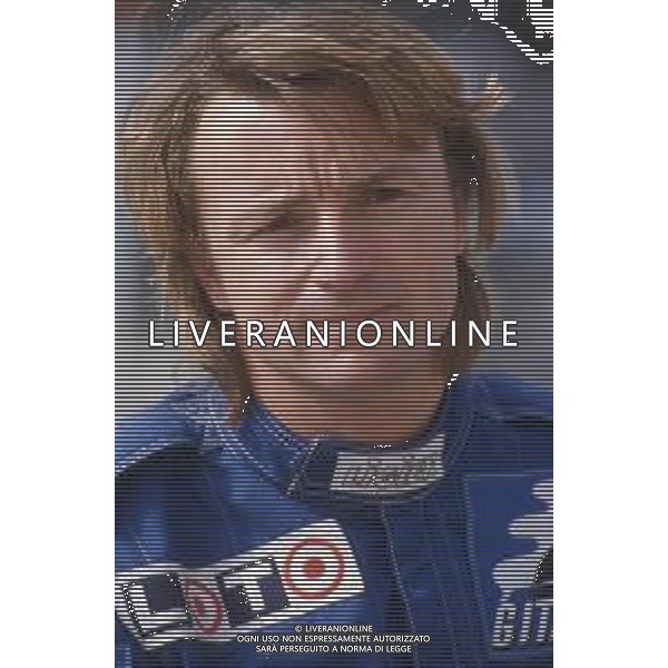 DIAP-RETROSPETTIVA RENE\' ARNOUX PILOTA F1 NELLA FOTO RENE\'ARNOUX PILOTA F1 NELL\'ANNO 1988 AG CONTROLUCE-AG ALDO LIVERANI SAS