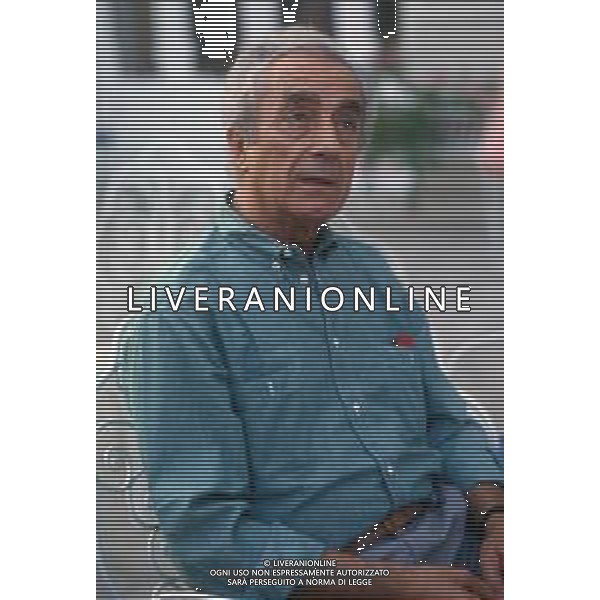 NEG-RETROSPETTIVA MICHELANGELO ANTONIONI REGISTA NELLA FOTO MICHELANGELO ANTONIONI A RIMINI NELL\'ANNO 1985 AG ALDO LIVERANI SAS