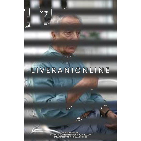 NEG-RETROSPETTIVA MICHELANGELO ANTONIONI REGISTA NELLA FOTO MICHELANGELO ANTONIONI A RIMINI NELL\'ANNO 1985 AG ALDO LIVERANI SAS