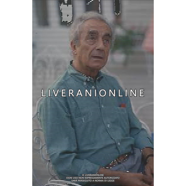 NEG-RETROSPETTIVA MICHELANGELO ANTONIONI REGISTA NELLA FOTO MICHELANGELO ANTONIONI A RIMINI NELL\'ANNO 1985 AG ALDO LIVERANI SAS
