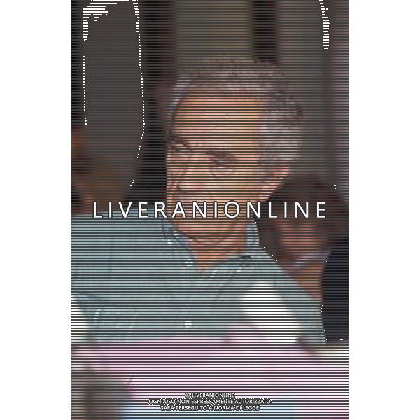 NEG-RETROSPETTIVA MICHELANGELO ANTONIONI REGISTA NELLA FOTO MICHELANGELO ANTONIONI A RIMINI NELL\'ANNO 1985 AG ALDO LIVERANI SAS