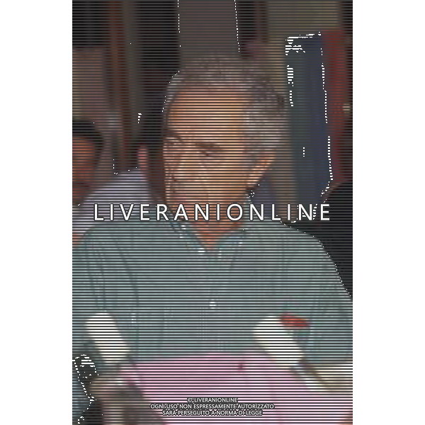 NEG-RETROSPETTIVA MICHELANGELO ANTONIONI REGISTA NELLA FOTO MICHELANGELO ANTONIONI A RIMINI NELL\'ANNO 1985 AG ALDO LIVERANI SAS