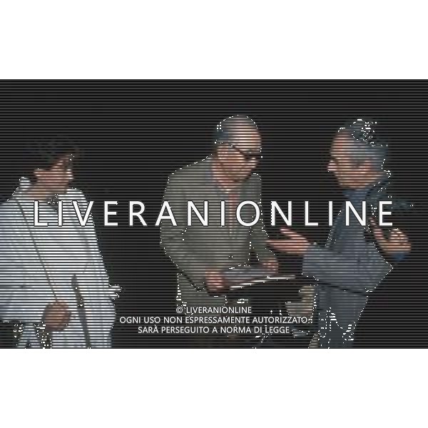 DIAP-RETROSPETTIVA MICHELANGELO ANTONIONI REGISTA NELLA FOTO MICHELANGELO ANTONIONI A VENEZIA NELL\'ANNO 1985 AG ALDO LIVERANI SAS