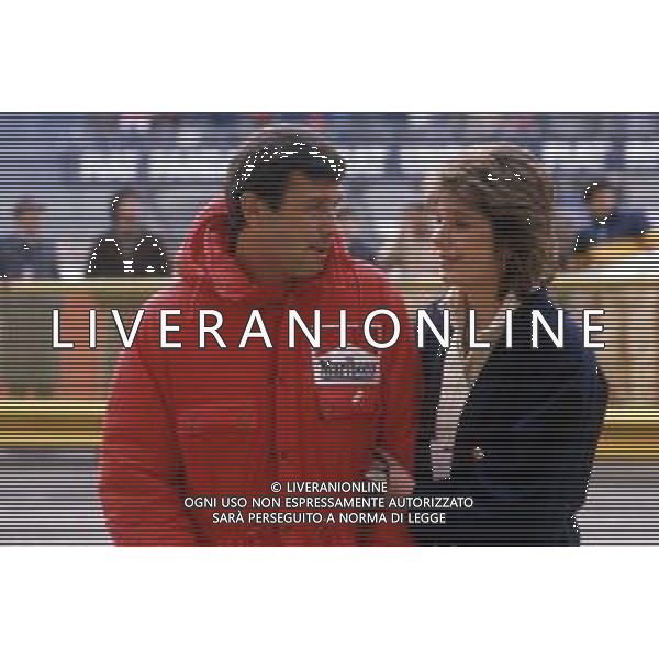 DIAP-RETROSPETTIVA PATRICK TAMBAY PILOTA F1 NELLA FOTO PATRICK TAMBAY NELL\'ANNO 1985 AG ALDO LIVERANI SAS