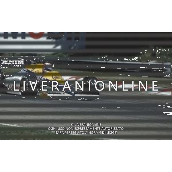 DIAP-RETROSPETTIVA PATRICK TAMBAY PILOTA F1 NELLA FOTO PATRICK TAMBAY NELL\'ANNO 1985 AG ALDO LIVERANI SAS