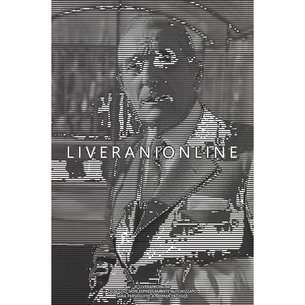 NEG-RETROSPETTIVA DINO VIOLA PRESIDENTE ROMA CALCIO NELLA FOTO DINO VIOLA PRESIDENTE DELLA ROMA CALCIO NELL\'ANNO 1980 A SAN SIRO AG ALDO LIVERANI SAS