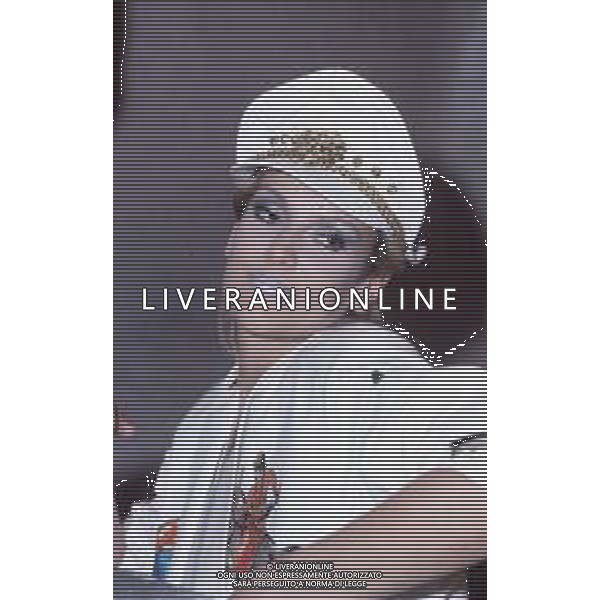DIAP-RETROSPETTIVA DONATELLA RETTORE CANTANTE NELLA FOTO DONATELLA RETTORE A ROMA NELL\'ANNO 1982 FOTO EDGARDO DELLA SCORCIOSA-AG ALDO LIVERANI SAS