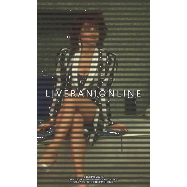 DIAP-RETROSPETTIVA CARMEN RUSSO ATTRICE NELLA FOTO CARMEN RUSSO NELL\'ANNO 1985 AG ALDO LIVERANI SAS 