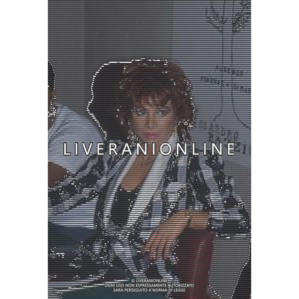 DIAP-RETROSPETTIVA CARMEN RUSSO ATTRICE NELLA FOTO CARMEN RUSSO NELL\'ANNO 1985 AG ALDO LIVERANI SAS 