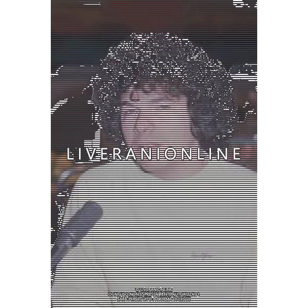 DIAP-RETROSPETTIVA RICCARDO COCCIANTE CANTANTE NELLA FOTO RICCARDO COCCIANTE AL FESTIVAL DI SANREMO NELL\'ANNO 1980 AG ALDO LIVERANI SAS