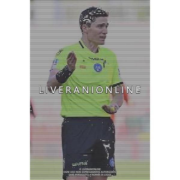 TVRG Monza vs Alcione nella foto l’arbitro Niccolo’ Turrini di Firenze Monza 29-07-2025 U-Power Stadium Amichevole precampionato foto Roberto Garavaglia/Agenzia Aldo Liverani sas