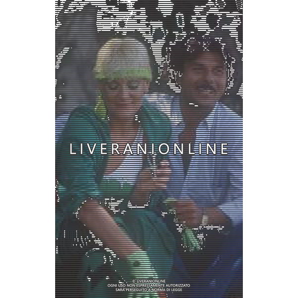 DIAP-RETROSPETTIVA DONATELLA RETTORE CANTANTE NELLA FOTO DONATELLA RETTORE NELL\'ANNO 1984 CON CLAUDIO REGO AG ALDO LIVERANI SAS