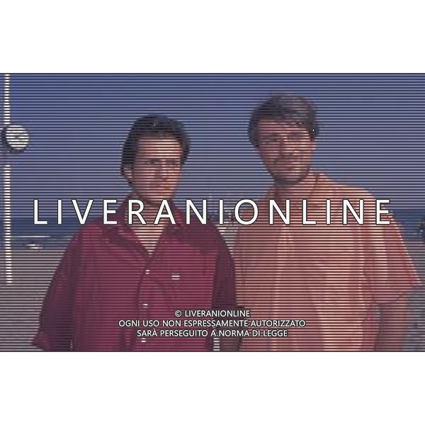 DIAP-RETROSPETTIVA RICKY TOGNAZZI ATTORE NELLA FOTO RICKY TOGNAZZi E IL FRATELLO GIANMARCO TOGNAZZI A VENEZIA AG DIM STUDIO-AG ALDO LIVERANI SAS