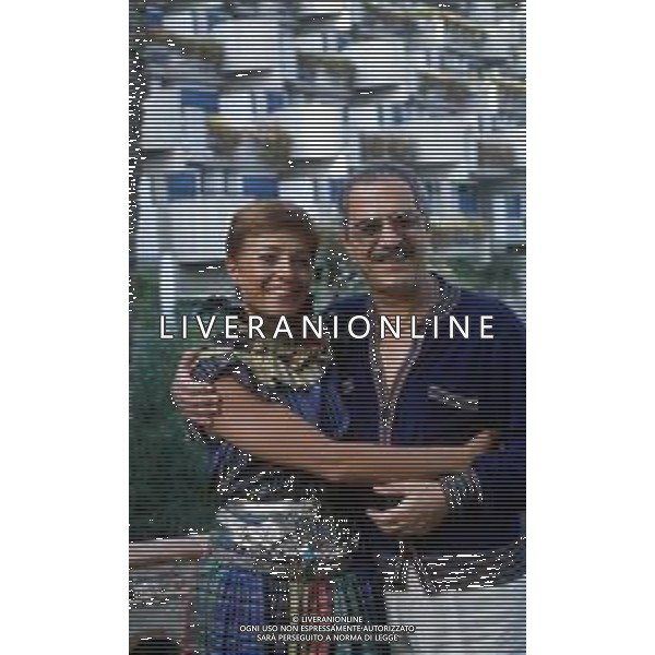 DIAP-RETROSPETTIVA NINO MNFREDI ATTORE NELLA FOTO NINO MANFREDI CON LA MOGLIE ERMINIA FOTO MARIO DOTTI-AG ALDO LIVERANI SAS