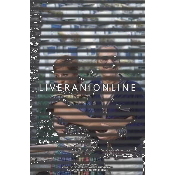 DIAP-RETROSPETTIVA NINO MNFREDI ATTORE NELLA FOTO NINO MANFREDI CON LA MOGLIE ERMINIA FOTO MARIO DOTTI-AG ALDO LIVERANI SAS