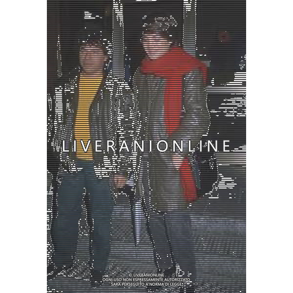 DIAP-RETROSPETTIVA RICCARDO COCCIANTE CANTANTE NELLA FOTO RICCARDO COCCIANTE CON LA MOGLIE A ROMA AG ALDO LIVERANI SAS