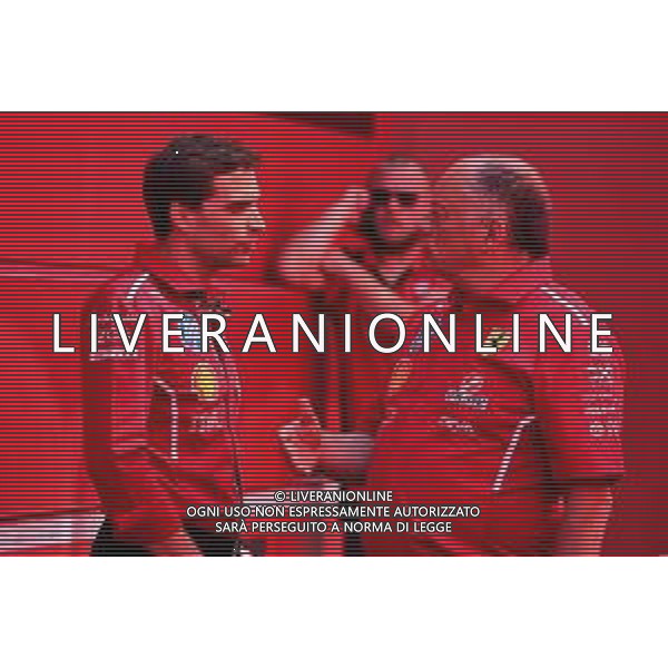 (L to R): Jerome d\'Ambrosio (BEL) Ferrari Deputy Team Principal with Frederic Vasseur (FRA) Ferrari Team Principal. 31.07.2025. Formula 1 World Championship, Rd 14, Hungarian Grand Prix, Budapest, Hungary, Preparation Day. - www.xpbimages.com, EMail: requests@xpbimages.com © Copyright: Moy / XPB Images only italy-ag aldo liverani sas