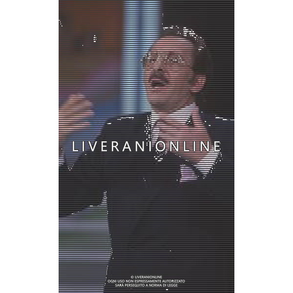 DIAP-RETROSPETTIVA DOMENICO MODUGNO CANTANTE NELLA FOTO DOMENICO MODUGNO NELL\'ANNO 1984 A MILANO AG ALDO LIVERANI SAS
