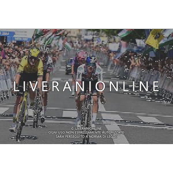 02-08-2025 Clasica San Sebastian; 2025, Red Bull - Bora Hansgrohe; 2025, Visma - Lease A Bike; Van Gils, Maxim; Benoot, Tiesj; San Sebastian; ©SIROTTI - AGENZIA ALDO LIVERANI SAS