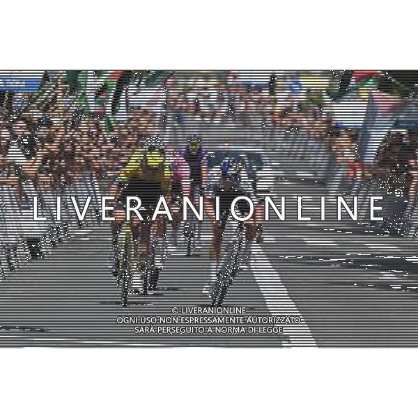 02-08-2025 Clasica San Sebastian; 2025, Red Bull - Bora Hansgrohe; 2025, Visma - Lease A Bike; Van Gils, Maxim; Benoot, Tiesj; San Sebastian; ©SIROTTI - AGENZIA ALDO LIVERANI SAS