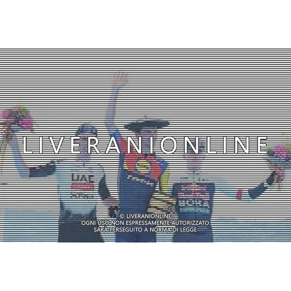 02-08-2025 Clasica San Sebastian; 2025, Lidl - Trek; 2025, Uae Team Emirates - Xrg; 2025, Red Bull - Bora Hansgrohe; Ciccone, Giulio; Christen, Jan; Van Gils, Maxim; San Sebastian; ©SIROTTI - AGENZIA ALDO LIVERANI SAS
